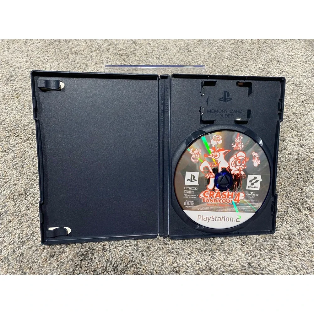Video Game Crash Bandicoot 4 PS2 NTSC-J Konami Japanese Import Excellent